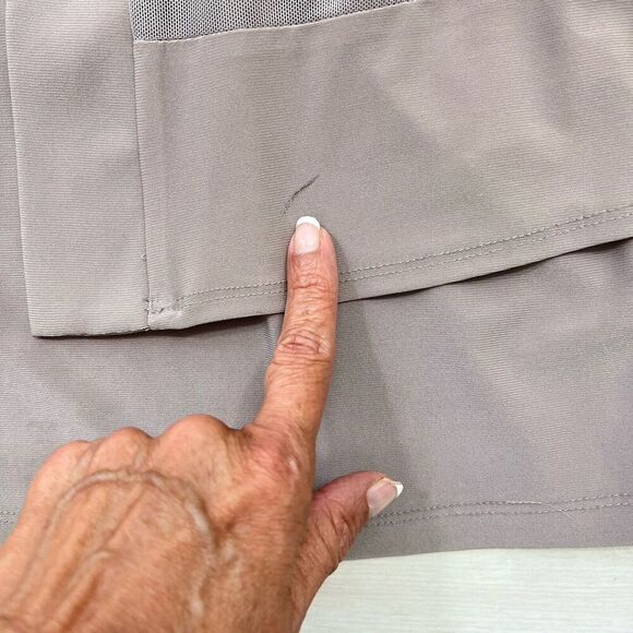 R&M Collection Women's Size 10 Formal Dress And Jacket Set Sequin Lace Tan Beige - Picture 15 of 16